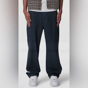 MNML ULTRA BAGGY CHINO PANTS Dark Green Sz 32x32